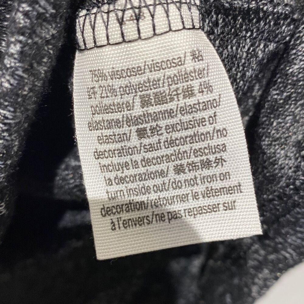 Victoria's Secret PINK Sleep Shirt Medium Grey Marled Rainbow Graphic L/S Top - Picture 7 of 8